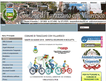 Tablet Screenshot of comune.tavazzanoconvillavesco.lo.it